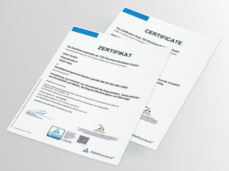 Zertifikat / Certificate